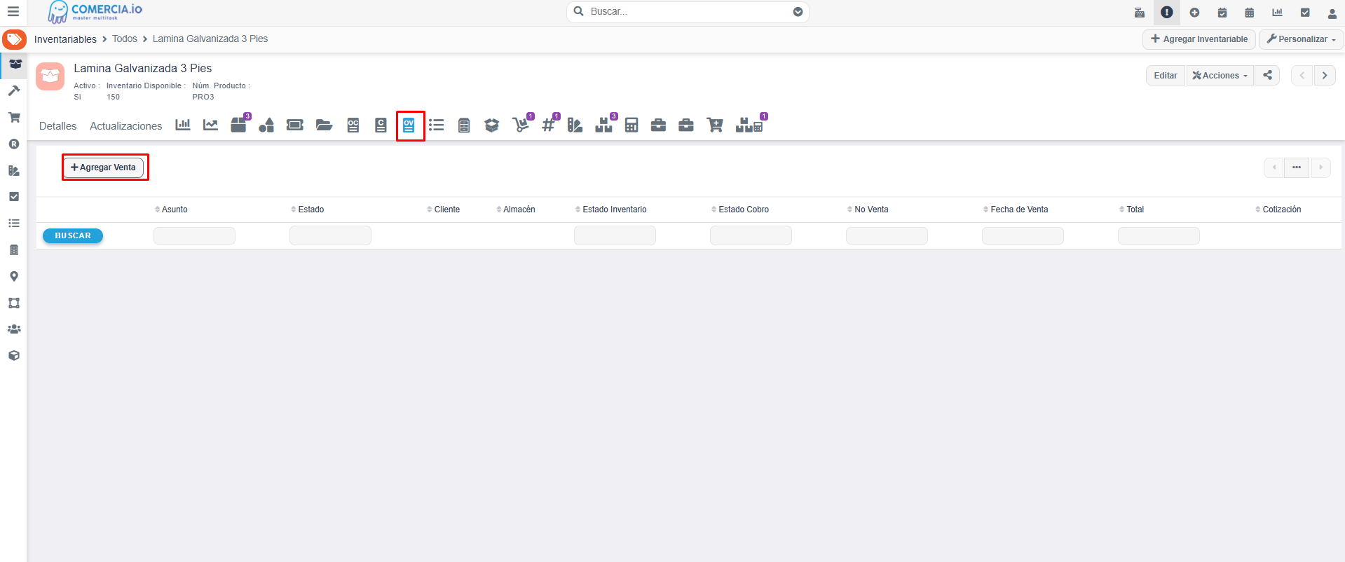 Imagen 1 - Agregar Venta