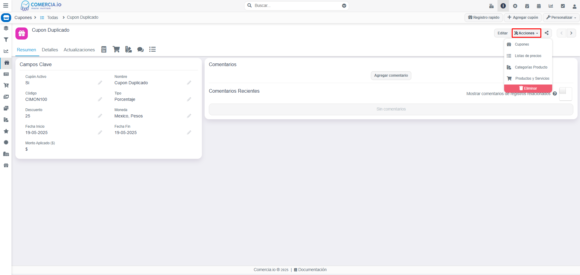 Imagen 1 - Eliminar