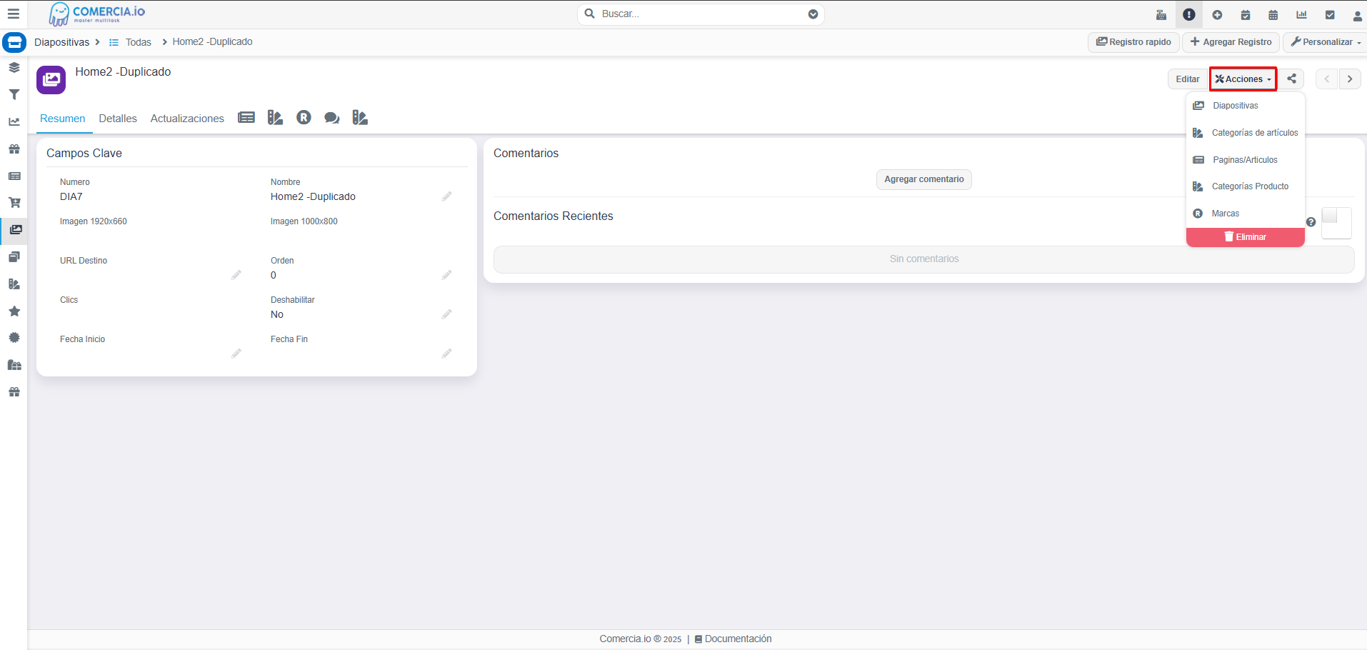 Imagen 1 - Eliminar