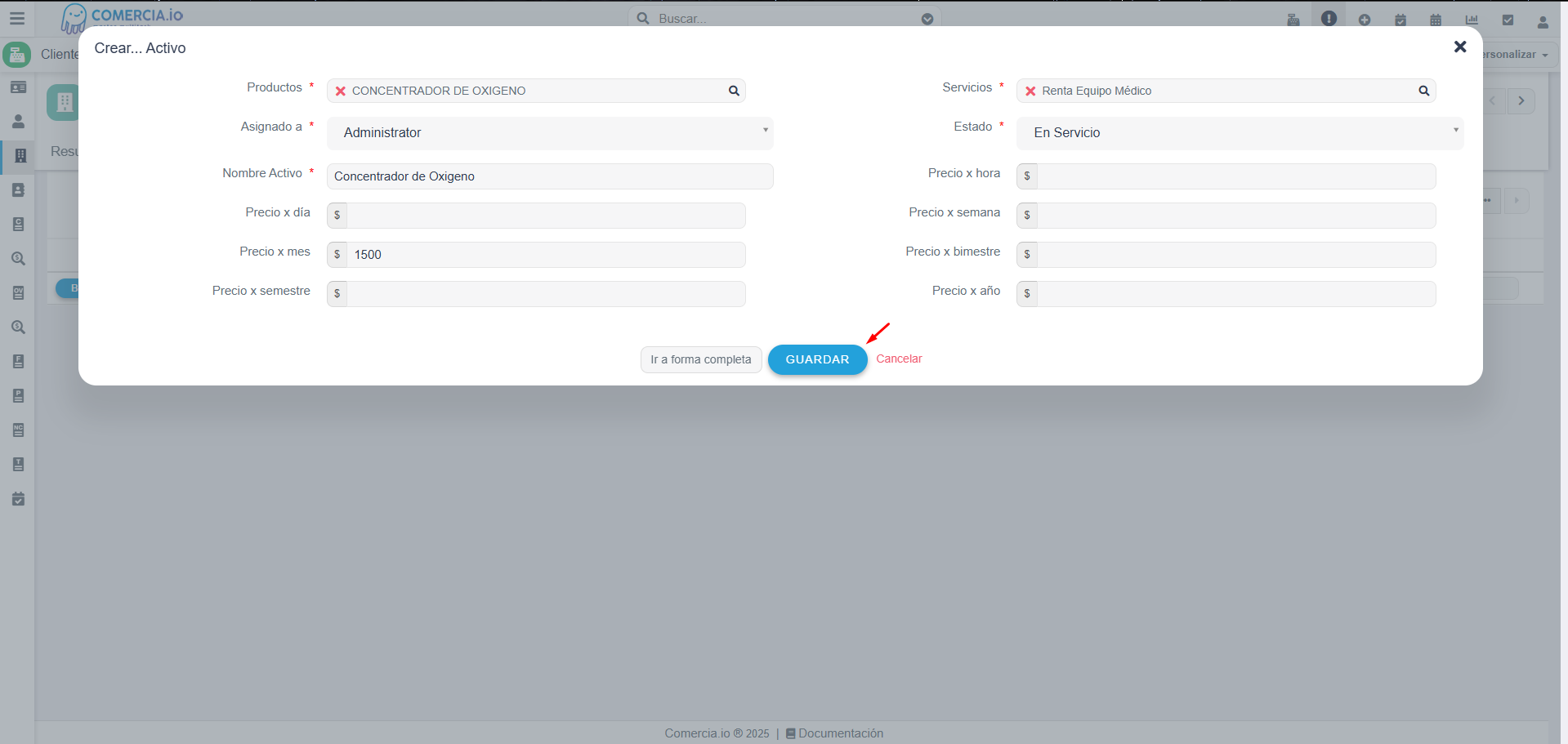 Imagen 3 - Agregar Activo