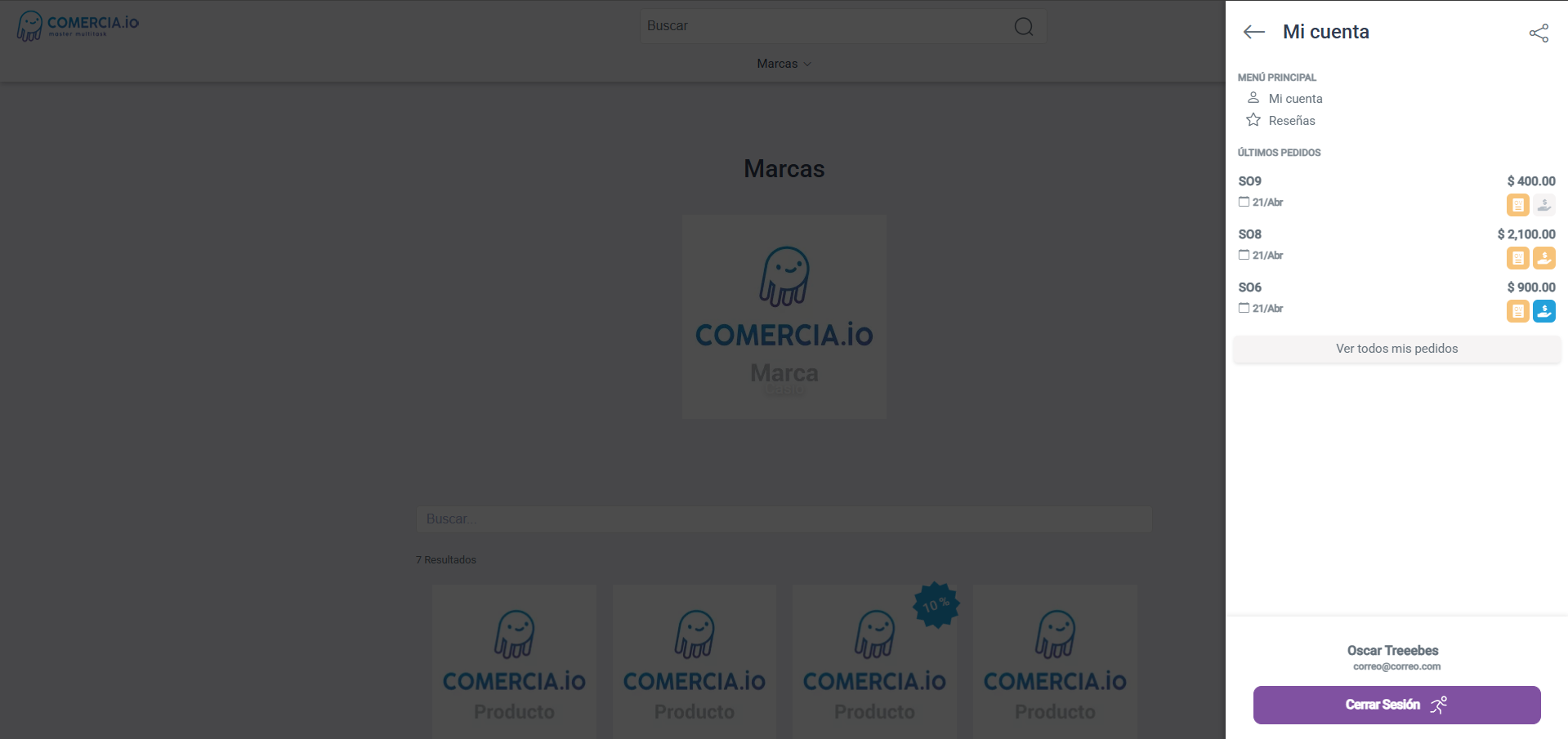 Imagen 3 - Liga auto logueo Tienda