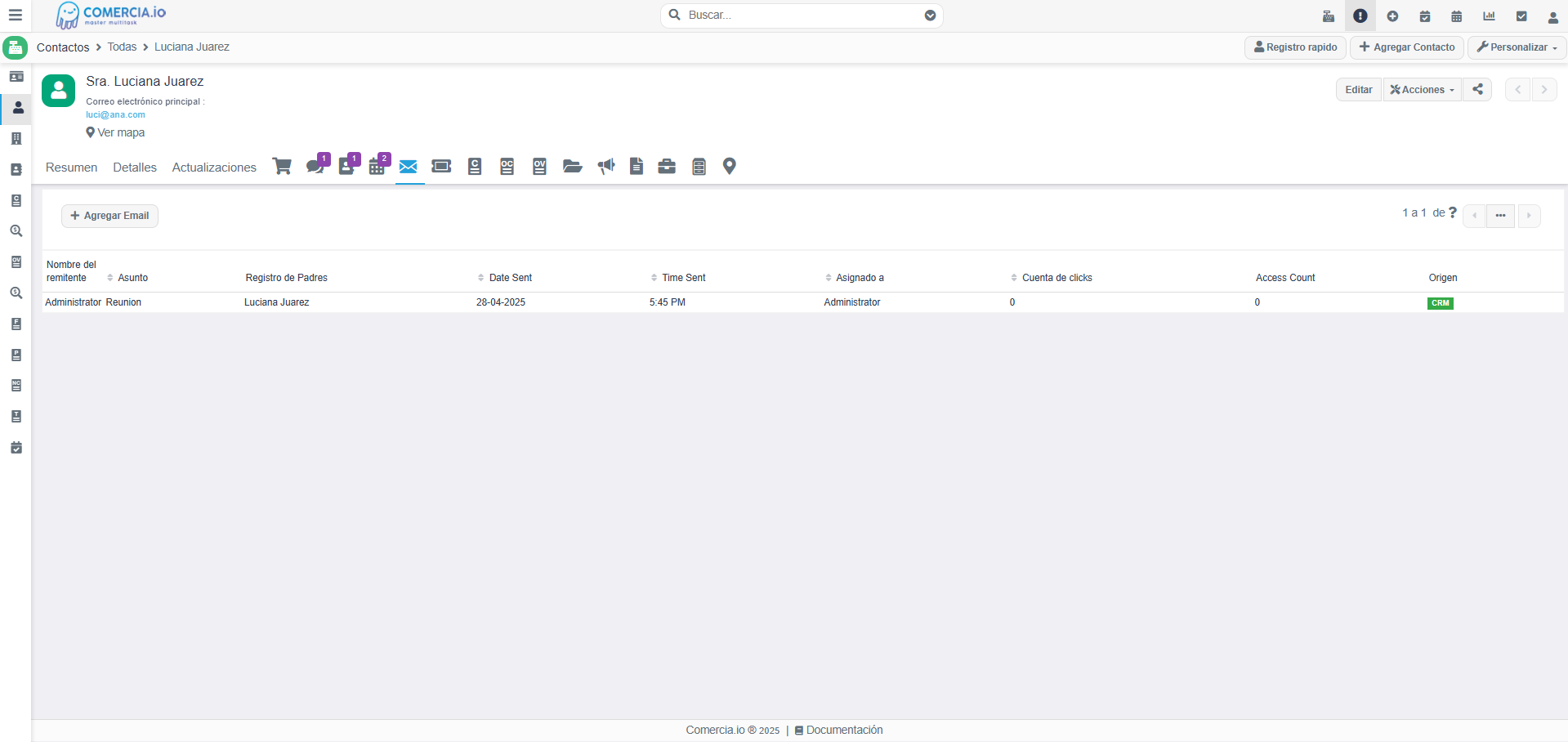 Imagen 3 - Agregar Email