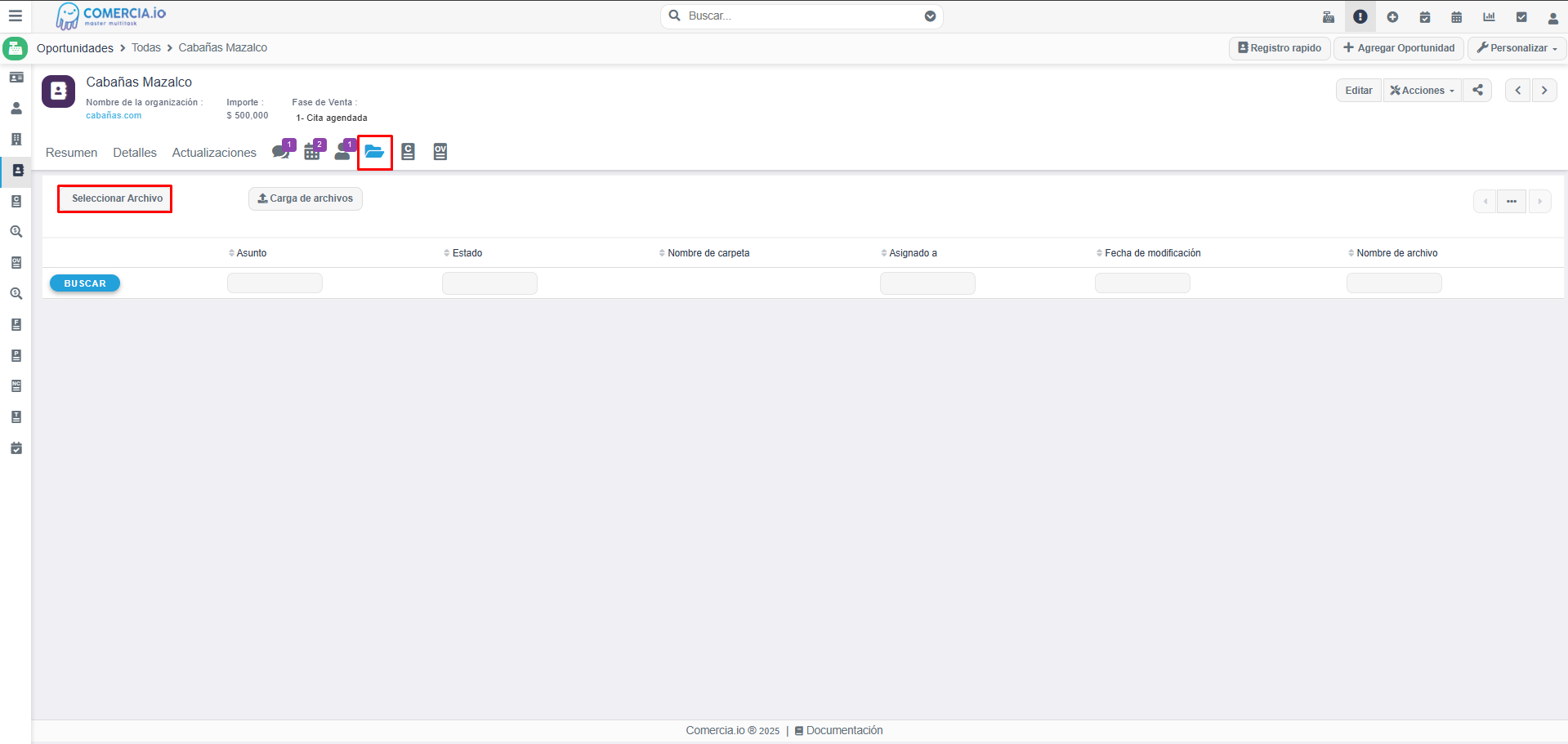 Imagen 1 - Seleccionar Archivos