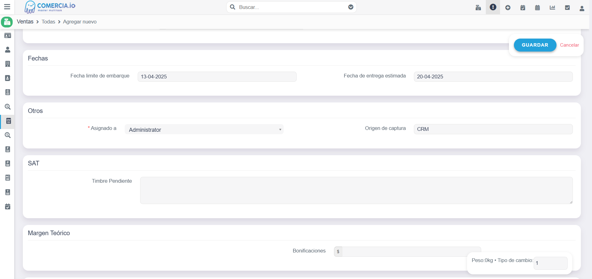 Paso 4 - Configurar direcciones