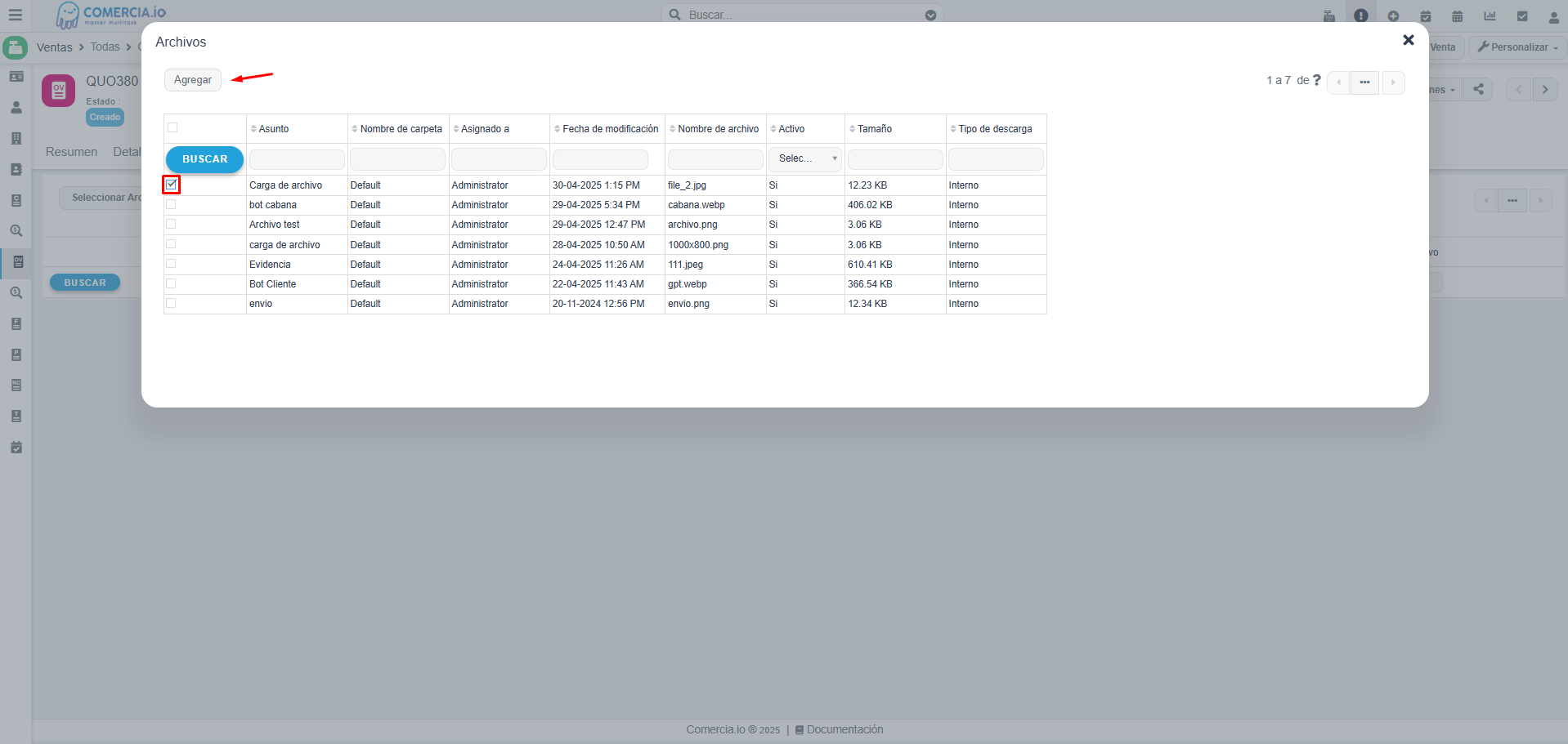 Imagen 2 - Seleccionar Archivo